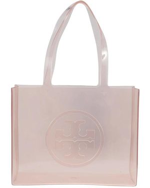 Tory Burch Tassen ,Roze ,Small Ella Clear Tote