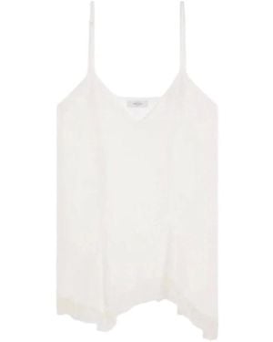 Roseanna Sleeveless Tops - Bianco