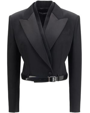 Dolce & Gabbana Sicilia Zweireihiger Blazer - Schwarz