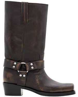 Paris Texas Cowboy Boots - Black