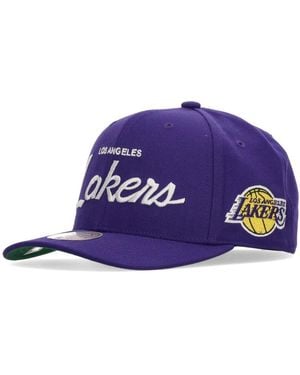 Mitchell & Ness Curved Visor Cap - Lila