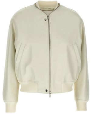Jil Sander Bomber Jackets - Natural