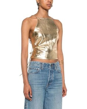 Cult Gaia Sleeveless Tops - Blue