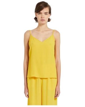 Marella Lingerie-Top Aus Crêpe De Chine - Mettallic