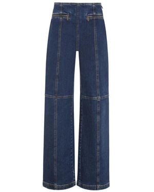 Etro Wide Jeans - Azul