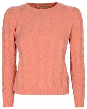 Cashmere Company Round-Neck Knitwear - Pink