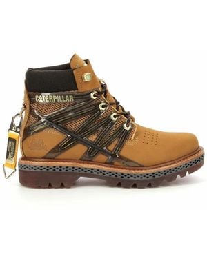 Caterpillar Lace-Up Boots - Marrone