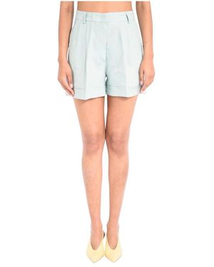 ACTUALEE Korte Broeken ,Groen ,Leer Casual Shorts - Blauw