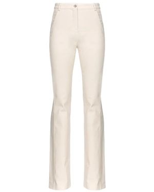 Pinko Straight Pants - Natural