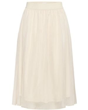 Saint Tropez Midi Skirts - White