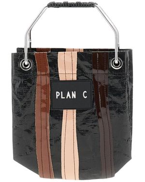 Plan C Tassen ,Veelkleurig ,Shopping Bag - Zwart