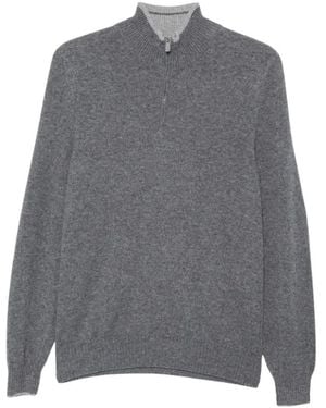 Fedeli Round-Neck Knitwear - Gris
