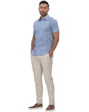DESOTO Overhemden ,Blauw ,Casual Kent 1/2 Shirt