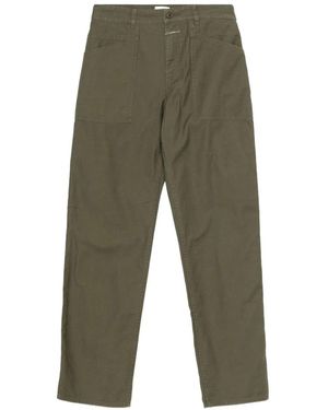 Closed Straight Trousers - Green