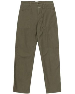 Closed Straight Trousers - Vert