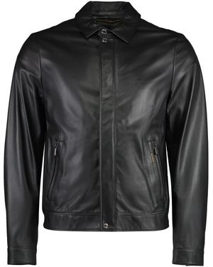 Moorer Leather Jackets - Black