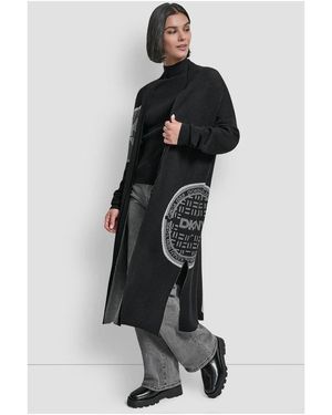 DKNY Long Knitwear - Negro