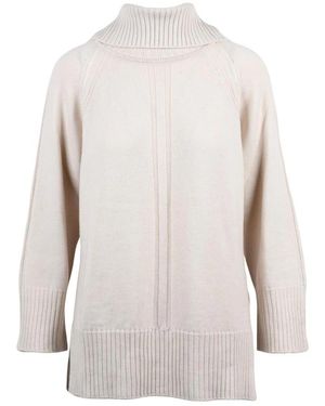 Alpha Studio Truien & Vesten ,Wol Dolcevita Turtleneck - Wit