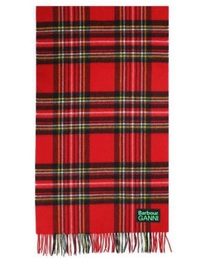 Barbour Winter Scarves - Red