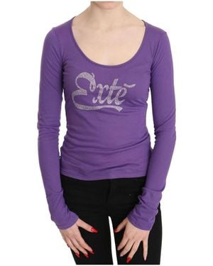 Exte Long Sleeve Tops - Morado