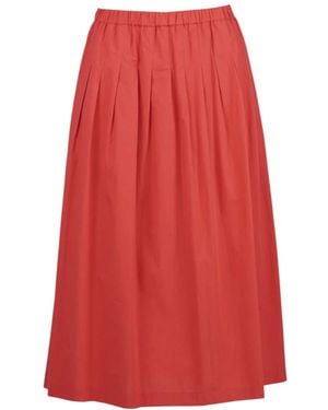 Ottod'Ame Midi Skirts - Rojo