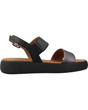 Geox Flat Sandals - Nero
