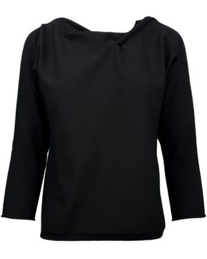 La Fileria Round-Neck Knitwear - Black