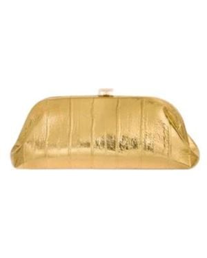 Alberta Ferretti Clutches - Metallic