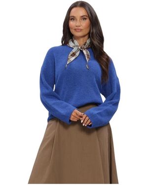 Minus Mschrista Strickpullover - Blau