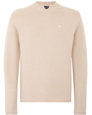 Emporio Armani Round-Neck Knitwear - White