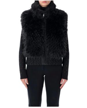 Goldbergh Dahlia Eco Fur Vest - Zwart