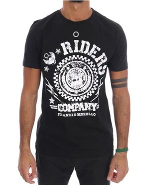 Frankie Morello T-Shirts - Zwart