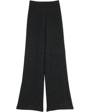 Twinset Wide Trousers - Black