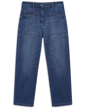 Bugatti Barrel Jeans Mit Aufgesetzten Taschen - Blau