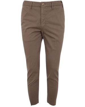 Incotex Katoenen Korte Broek - Bruin