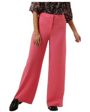 Notes Du Nord Broeken ,Roze ,Wijde Fuchsia Broek - Rood