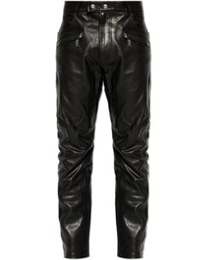 DSquared² Broeken ,Zwart ,Leather Broeken