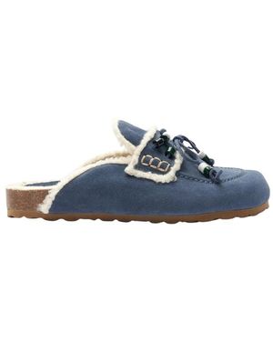 SCAROSSO Mules - Blue