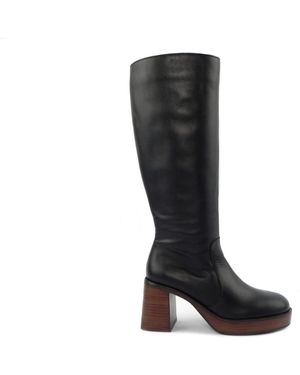 Ángel Alarcón High Boots - Black