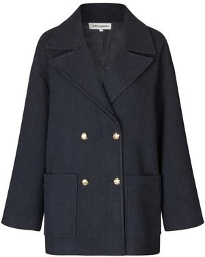 Lolly's Laundry Double-Breasted Coats - Blu