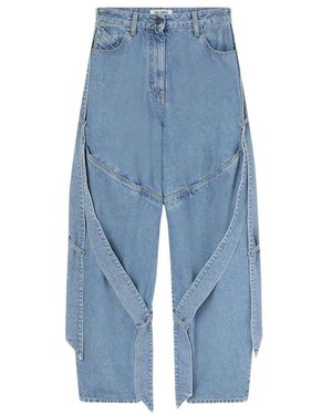 The Attico Blaue Regular Drop 1 Hose