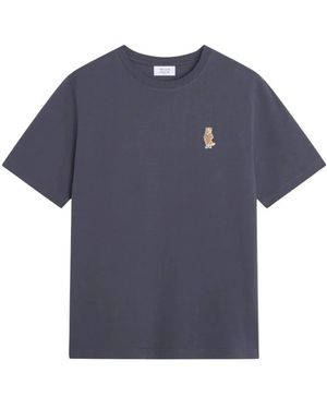 Maison Kitsuné T-Shirts - Blue