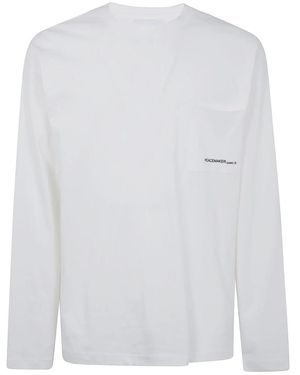 OAMC Peacemaker Lighter Long Sleeves Pocket Tee - Wit