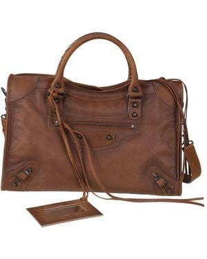 Balenciaga Le City Bag M - Bruin