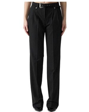 Versace Jeans Couture Straight Trousers - Black