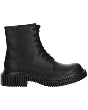 Camper Lace-Up Boots - Noir