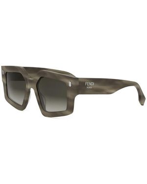 Fendi Roma Fe40162I 50F Zonnebril - Groen