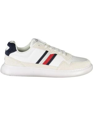 Tommy Hilfiger Weiße Leder Herren Sneaker