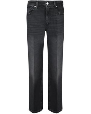 7 For All Mankind Straight Jeans - Grijs