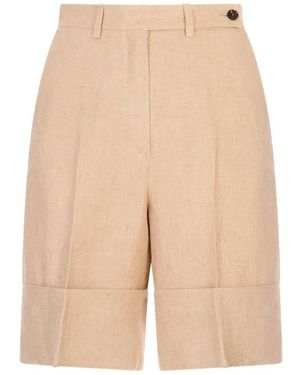 Kiton Casual Shorts - Natural